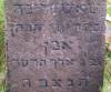 "Here lies an important and modest and God-fearing woman in all her deeds, Szasza Riba daughter of R. Ari Hacohen Aben Oben. She died 3rd Adar 5674. May her soul be bound in the bond of everlasting life." (szpekh@cwu.edu)